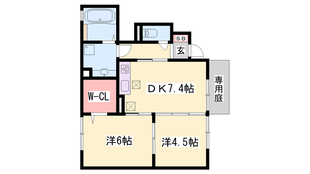 滝野駅 徒歩16分 1階の物件間取画像